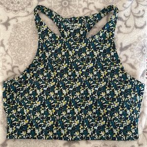 Outdoor Voices floral Move Free Crop Top